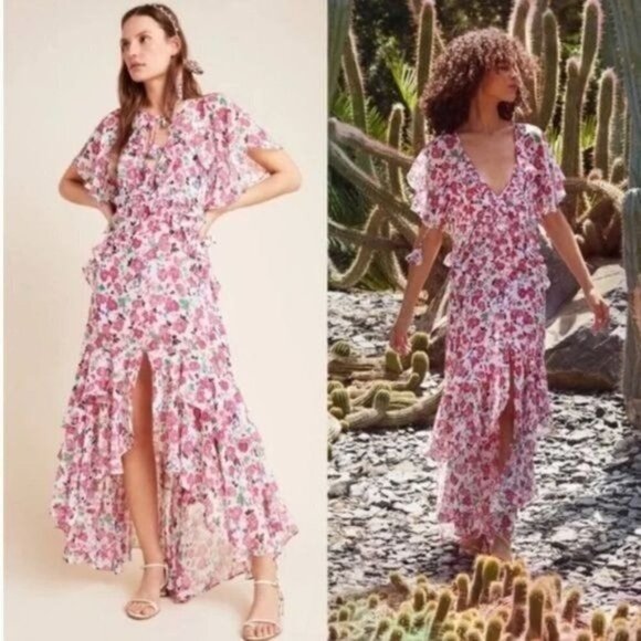 Misa Los Angeles Dresses & Skirts - MISA Katarina Dress in Peony Floral Ditsy